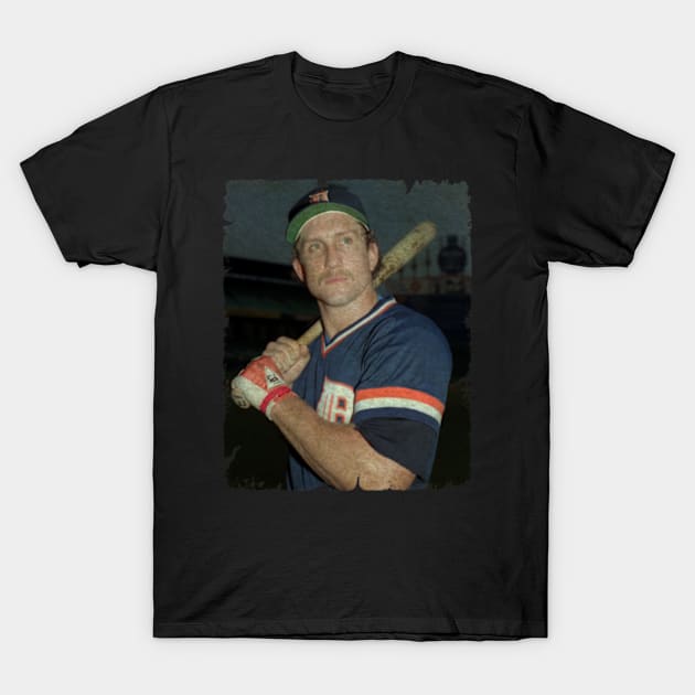 Lance Parrish in Detroit Tigers T-Shirt by Dealova